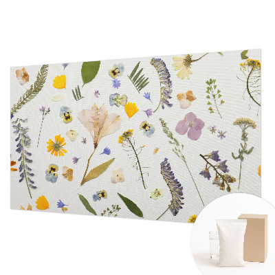 Mural decorativo con motivo de flores de primavera