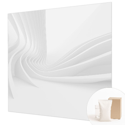 Papel mural texturado decorativo con motivo de líneas onduladas