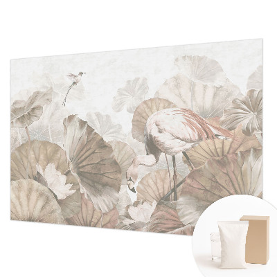 Mural de pared con estampado hermoso con un motivo de naturaleza elegante