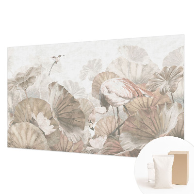 Mural de pared con estampado hermoso con un motivo de naturaleza elegante
