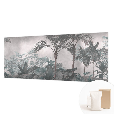 Mural de pared con estampado hermoso con un motivo de naturaleza exótica