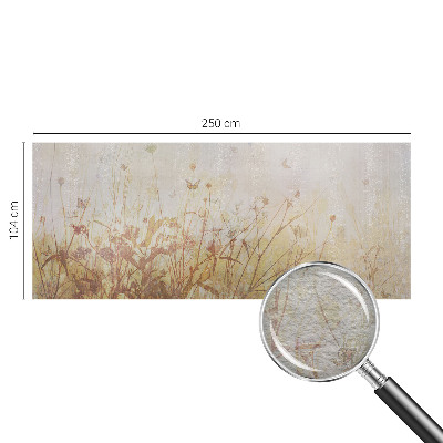 Mural de pared con estampado hermoso con el diseño 'Armonía de pradera' para decorar interiores