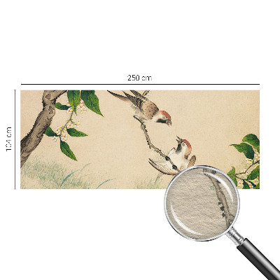 Fotomural decorativo para cabecero de cama con diseño dúo clásico