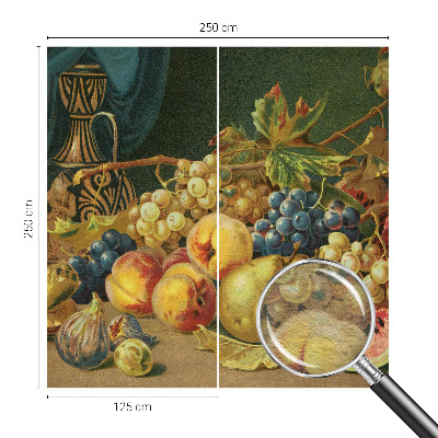 Fotomural decorativo para cabecero de cama con diseño Encanto frutal