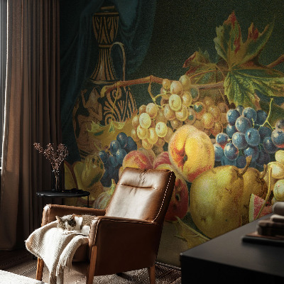 Fotomural decorativo para cabecero de cama con diseño Encanto frutal