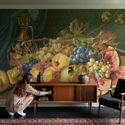 Fotomural decorativo para cabecero de cama con diseño Encanto frutal