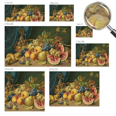 Fotomural decorativo para cabecero de cama con diseño Encanto frutal