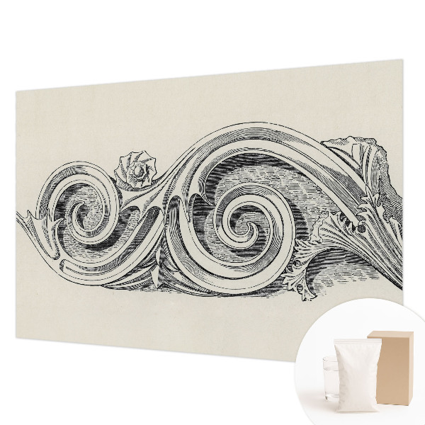 Mural decorativo con adorno para plantas
