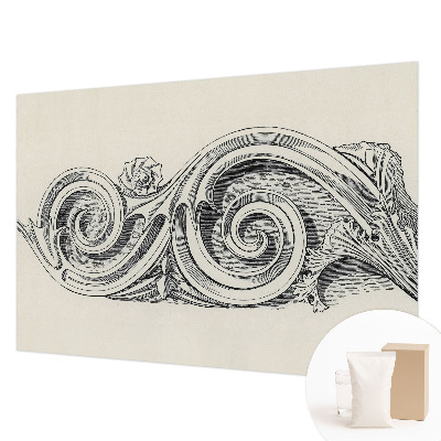 Mural decorativo con adorno para plantas