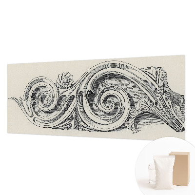 Mural decorativo con adorno para plantas