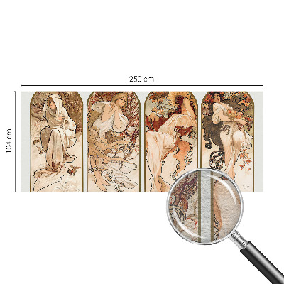 Papel mural texturado decorativo con poros de acabado fino para un aspecto femenino