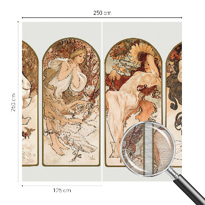 Papel mural texturado decorativo con poros de acabado fino para un aspecto femenino