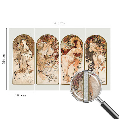 Papel mural texturado decorativo con poros de acabado fino para un aspecto femenino