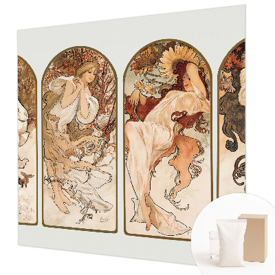 Papel mural texturado decorativo con poros de acabado fino para un aspecto femenino