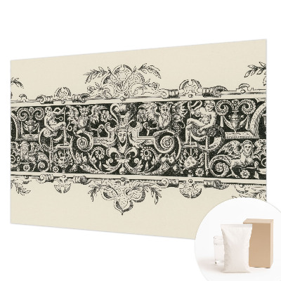 Mural decorativo con motivos mitológicos