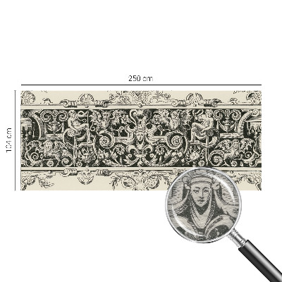 Mural decorativo con motivos mitológicos