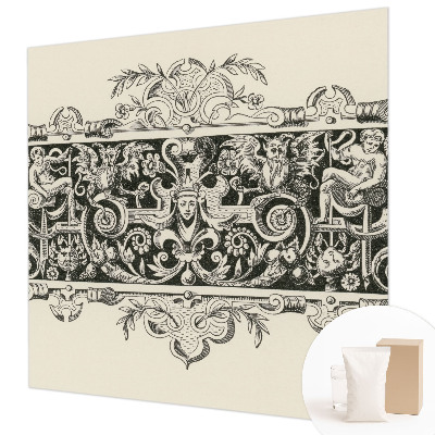 Mural decorativo con motivos mitológicos