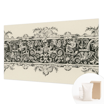 Mural decorativo con motivos mitológicos