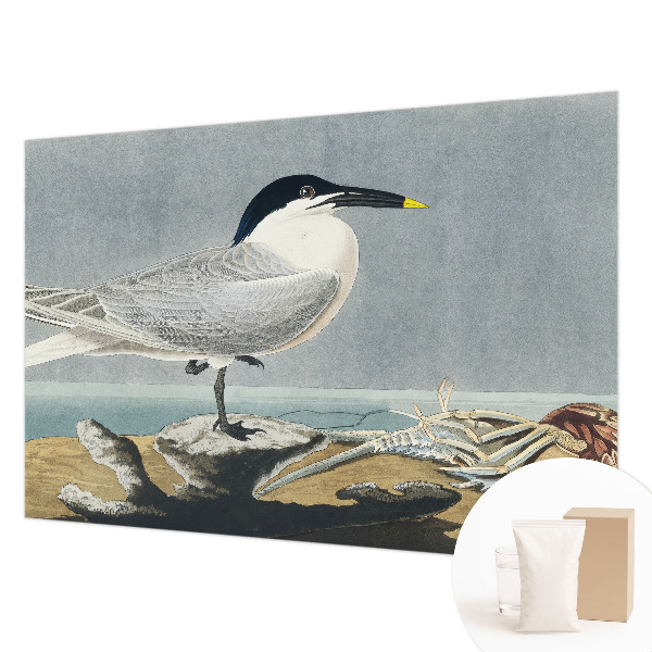 Mural decorativo con diseño de aves de estilo elegante