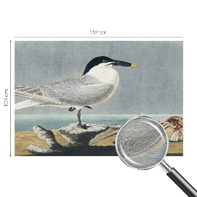 Mural decorativo con diseño de aves de estilo elegante