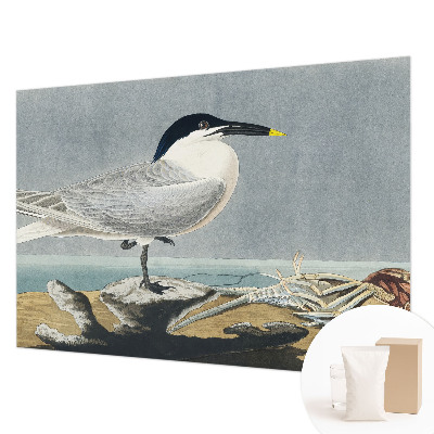 Mural decorativo con diseño de aves de estilo elegante