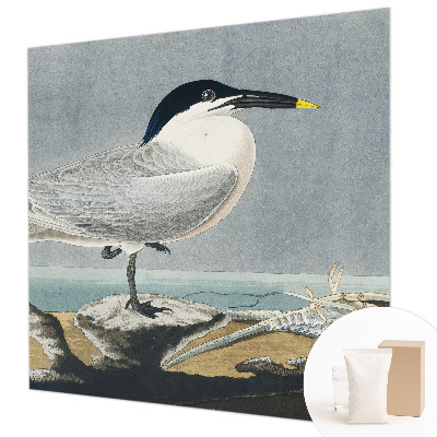 Mural decorativo con diseño de aves de estilo elegante