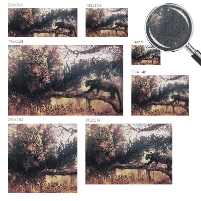 Papel mural con patrón decorativo con motivo de bosque