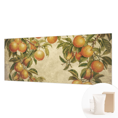 Mural decorativo con diseño de ramas frutales