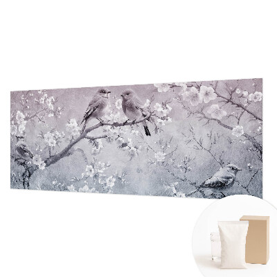 Papel mural con patrón decorativo con un motivo de naturaleza sutil