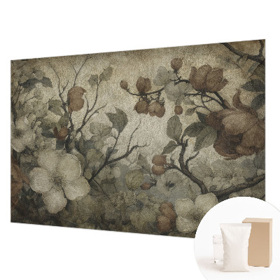 Mural de pared con estampado hermoso con motivo floral