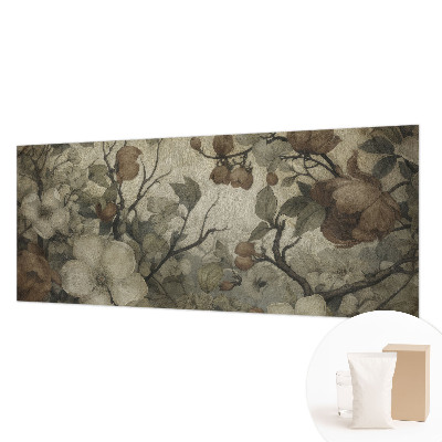Mural de pared con estampado hermoso con motivo floral