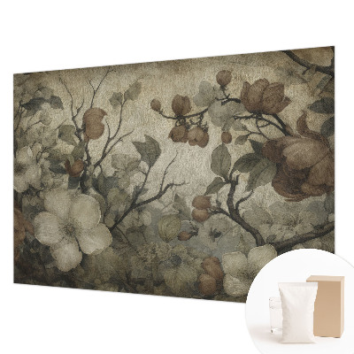 Mural de pared con estampado hermoso con motivo floral