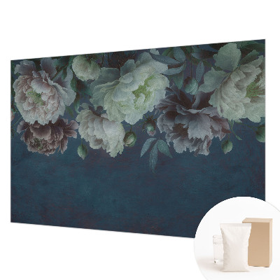 Papel mural texturado decorativo con diseño de elegancia floral