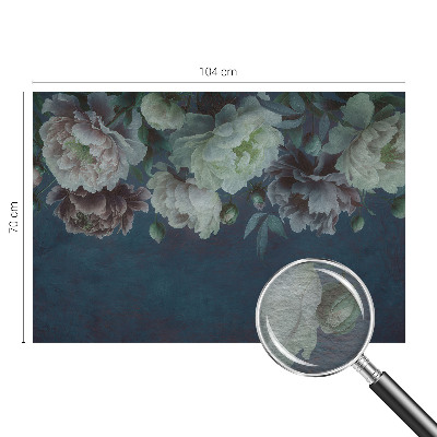 Papel mural texturado decorativo con diseño de elegancia floral
