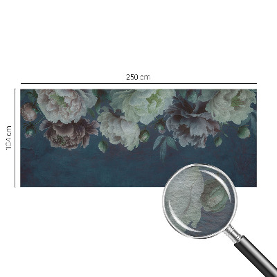 Papel mural texturado decorativo con diseño de elegancia floral