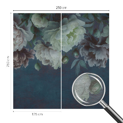 Papel mural texturado decorativo con diseño de elegancia floral