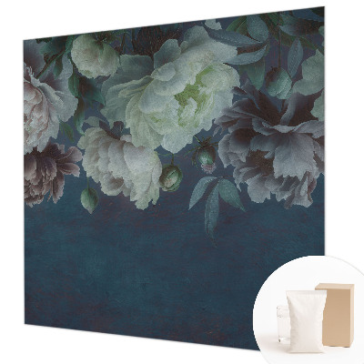 Papel mural texturado decorativo con diseño de elegancia floral