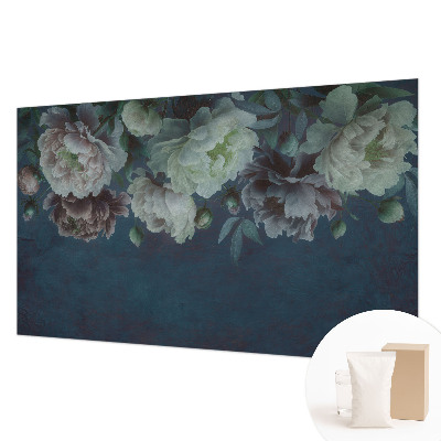 Papel mural texturado decorativo con diseño de elegancia floral
