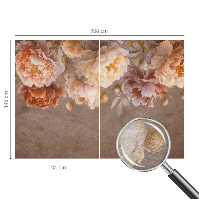Mural decorativo con diseño de elegancia floral