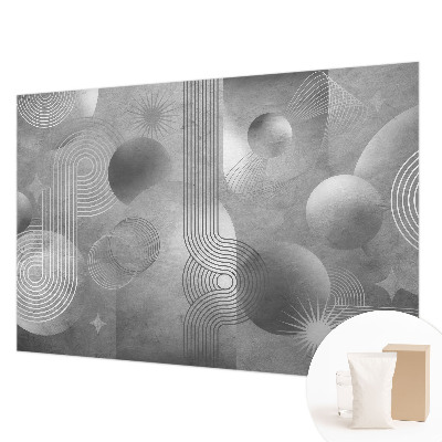 Mural de pared con estampado hermoso con un diseño de elegancia abstracta