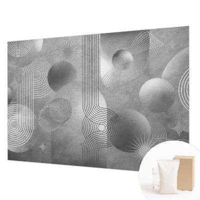 Mural de pared con estampado hermoso con un diseño de elegancia abstracta