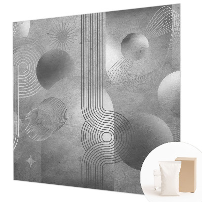 Mural de pared con estampado hermoso con un diseño de elegancia abstracta