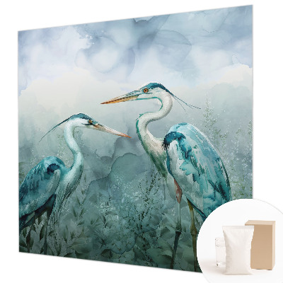 Mural de pared con estampado hermoso con motivo de aves de la naturaleza