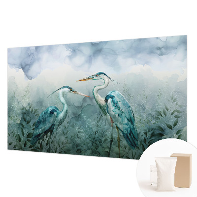 Mural de pared con estampado hermoso con motivo de aves de la naturaleza