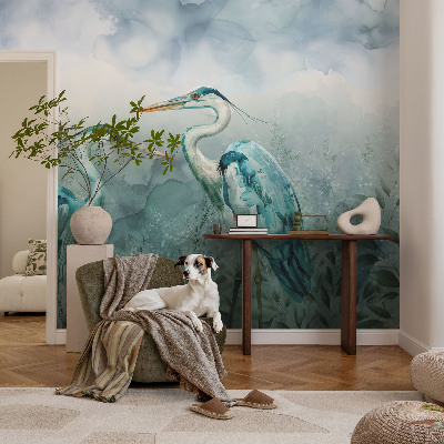 Mural de pared con estampado hermoso con motivo de aves de la naturaleza