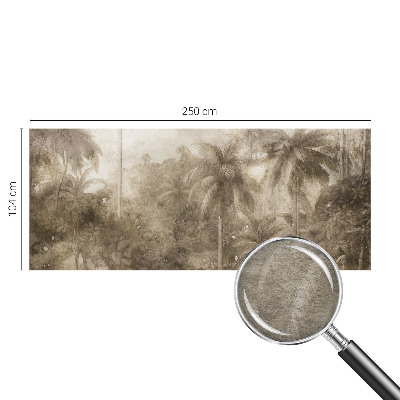 Papel mural texturado decorativo con un paisaje exótico