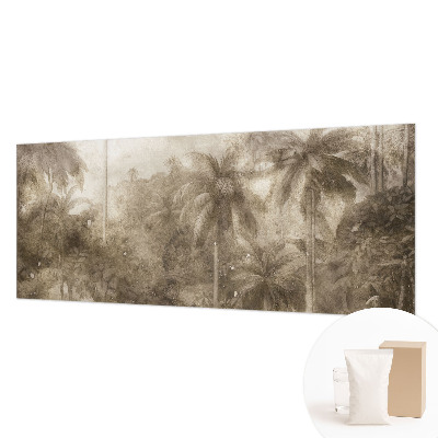 Papel mural texturado decorativo con un paisaje exótico