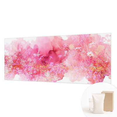 Fotomural decorativo para cabecero de cama con estampado floral