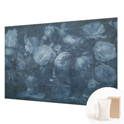 Fotomural decorativo para cabecero de cama con un motivo de arreglo floral