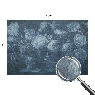 Fotomural decorativo para cabecero de cama con un motivo de arreglo floral